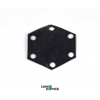 Мембрана водно-притискного шестигранного клапана 28 мм для стоматологічної установки