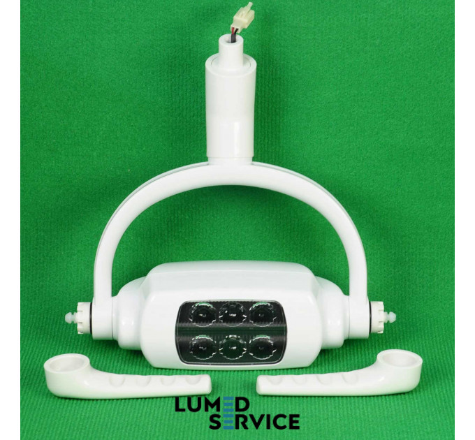 LED світильник для стоматологічної установки  35000 Люкс 12V 6 світодіодів Black