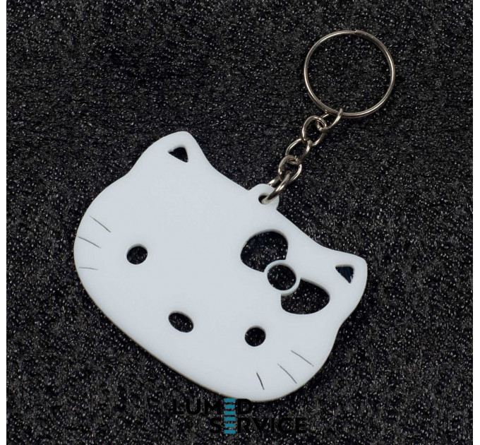 Брелок Кітті набір 5 шт колір асорті випадковий акрил