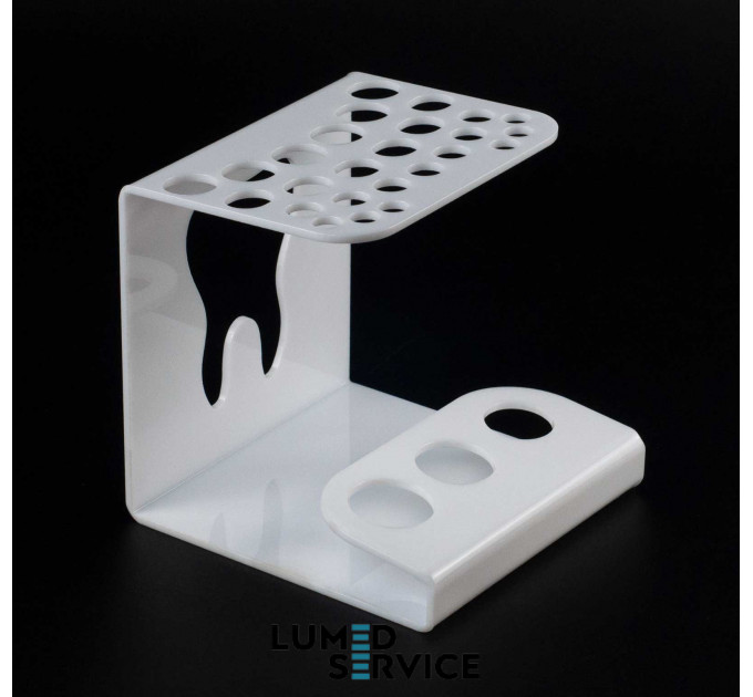 Підставка 25 шприців +3 баночки біла для стоматологічних фотополімерних композитів