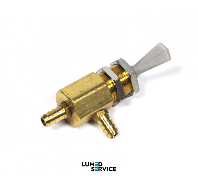 Перемикач пневматичний З фіксацією 3-ходовий зі скиданням штуцера 5 мм для стоматологічної установки