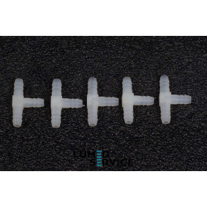 З’єднувач пластик трійник 5 мм для пневмошлангів у стоматологічних установках упаковка 5 шт