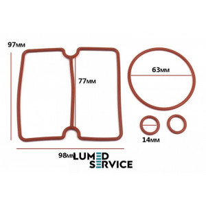 Комплект прокладок 1100Вт для голівки безмасляного компресора