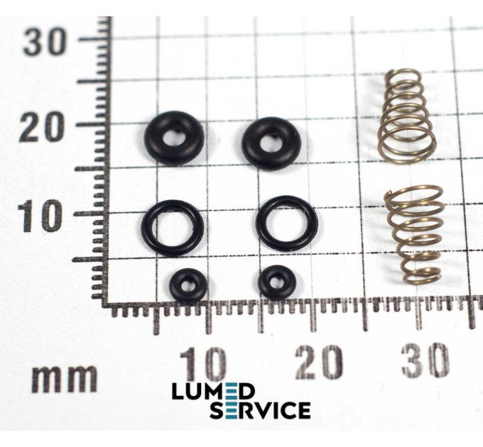 Ремкомплект кільця та пружинка для китайської пустелі вода-повітря набір на 2 кнопки