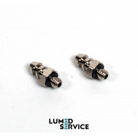 З’єднувач латунь ялинка 5,0 мм РН М4 для пневмошлангів у стоматології набір 2 шт