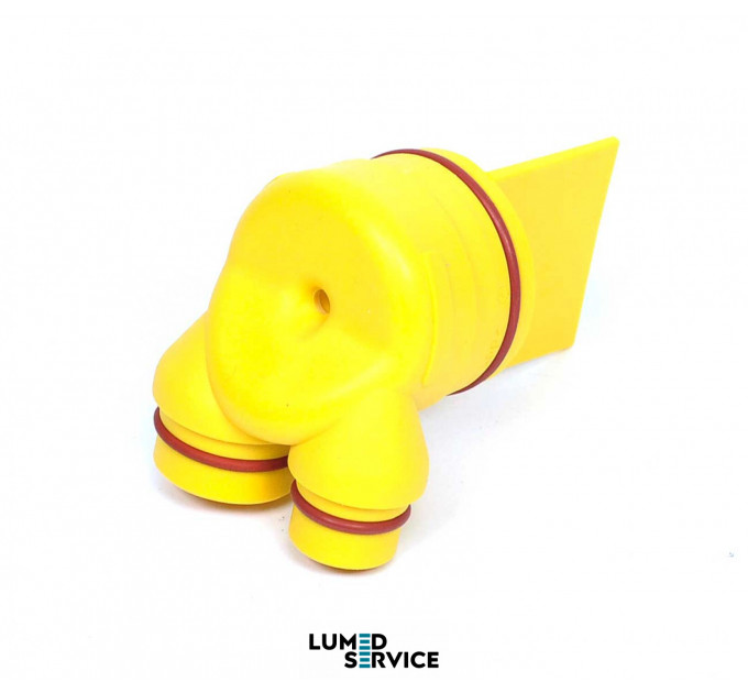 Кришка корпусу фільтра DURR жовта для шлангів для стоматологічної установки 0725-041-05