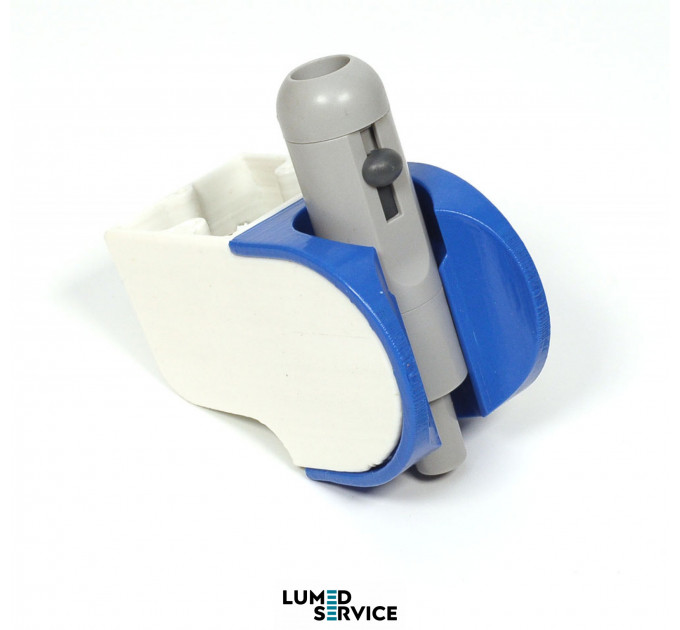 Тримач GNATUS слинотяг D20 з мікрокриком двоколірний для стоматологічної установки 3Д друк