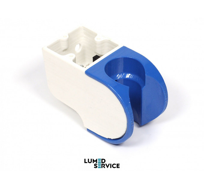 Тримач GNATUS слинотяг D20 з мікрокриком двоколірний для стоматологічної установки 3Д друк