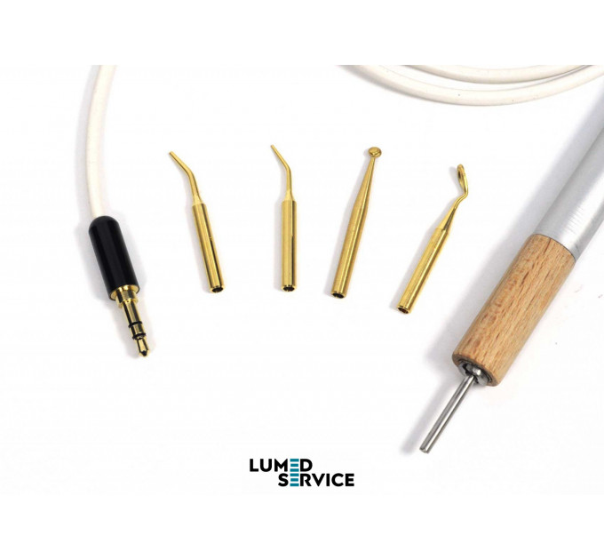 Ручка для електрошпателя Dokatech, насадка 2,5 мм + 4 насадки