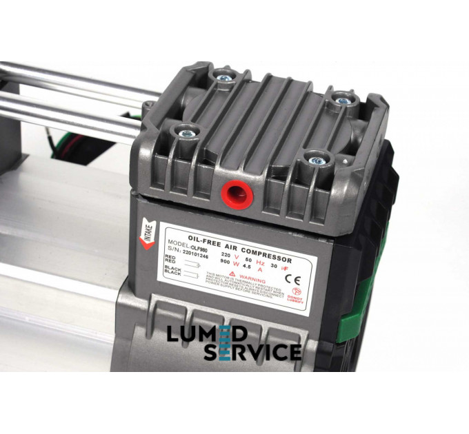 Головка компресорна 950 Вт 110 л/хв Тайвань для безмасляного стоматологічного компресора 