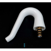 Носик для змиву плювальниці стоматологічної установки вигнутий класичний довгий