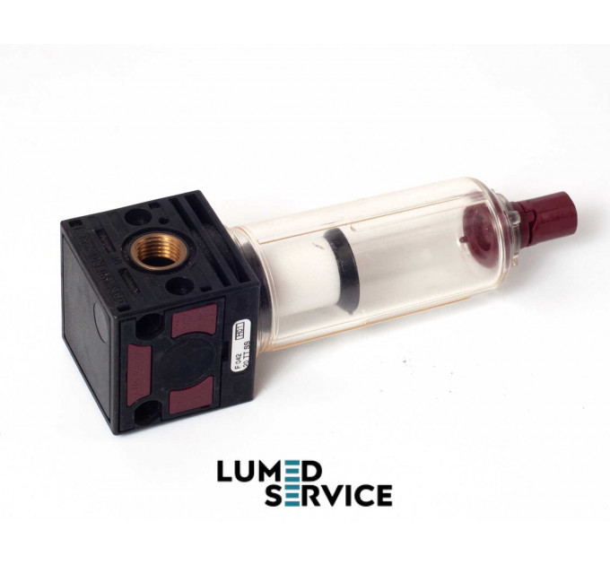 Пневматичний модульний фільтр Aircomp Line 042, 1/4", напівавтоматичний дренаж (SS)