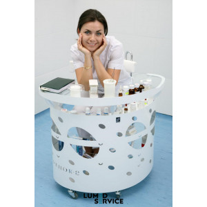 Столик Panmed ПАНОК 2 93*53 см овальный для стоматологічного кабінету