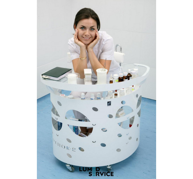 Столик Panmed ПАНОК 2 93*53 см овальный для стоматологічного кабінету