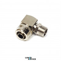 Штуцер кутовий PH 1/4 гайка для шланга 8х12 для компресора