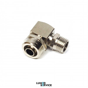 Штуцер кутовий PH 1/4 гайка для шланга 8х12 для компресора