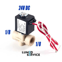 Клапан електромагнітний 24В DC штуцер 4,5 мм с гайкою для стоматологічної установки