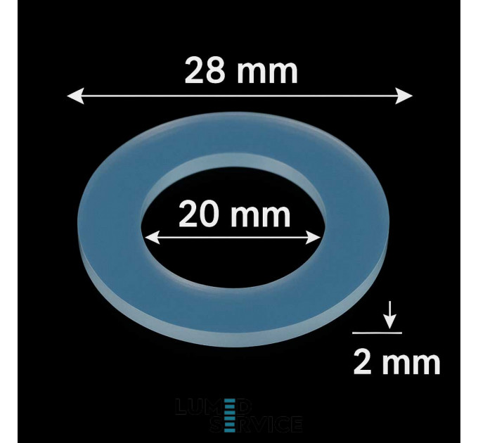 Прокладка кришки пляшки 20*28 мм  для стоматологічної установки