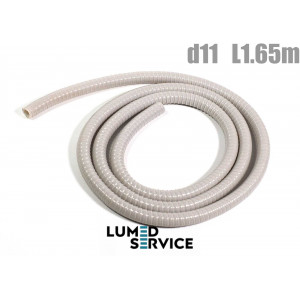 Шланг слиновідсмоктувача D11 мм L1,65 м тришаровий для аспірації стоматологічної установки Китай