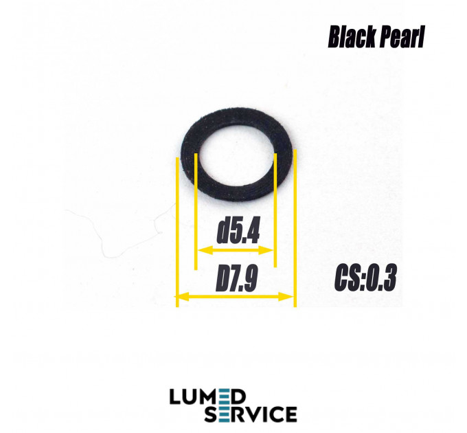 Шайба гумова Black Pearl для турбінного наконечника