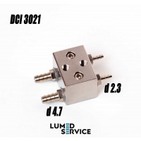 Блок керування потоком для стоматологічної установки з виходами 2.3 і 4.7 мм DCI 3021