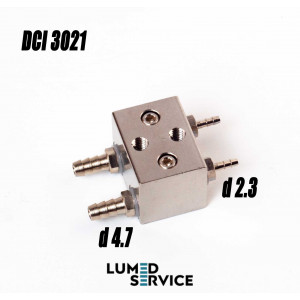 Блок керування потоком для стоматологічної установки з виходами 2.3 і 4.7 мм DCI 3021