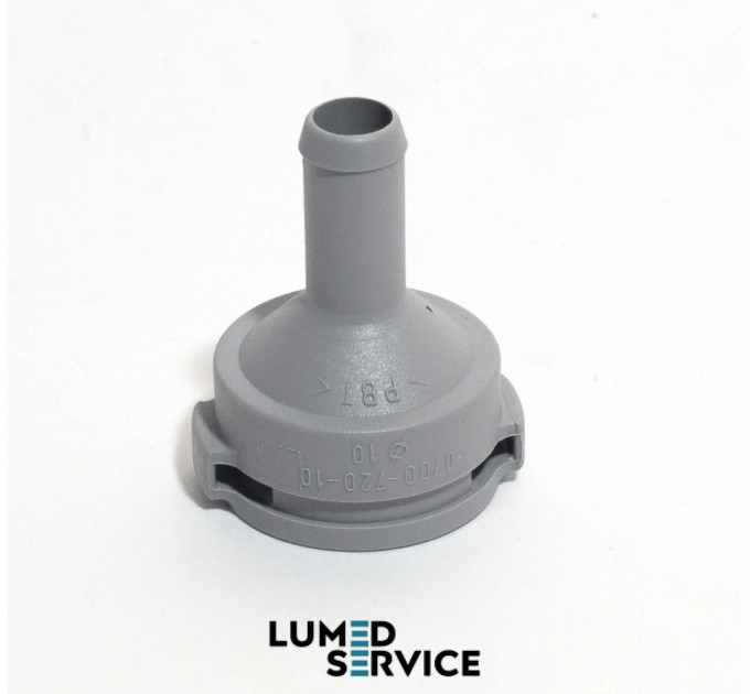 З'єднувач Dürr Connect 20 прямий на шланг D10 мм для стоматологічної установки 0700-720-10E