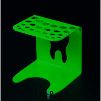 Підставка 25 шприців зелена для стоматологічних фотополімерних композитів