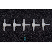 З'єднувач пластик трійник 3 мм для пневмошлангів у стоматологічних установках (упаковка 5 шт)