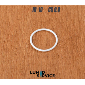 Кільце ущільнювальне 10×0,8 мм PTFE (біле) для Satelec