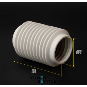 гофрована трубка D60мм L125мм  Galit для стоматологічної установки