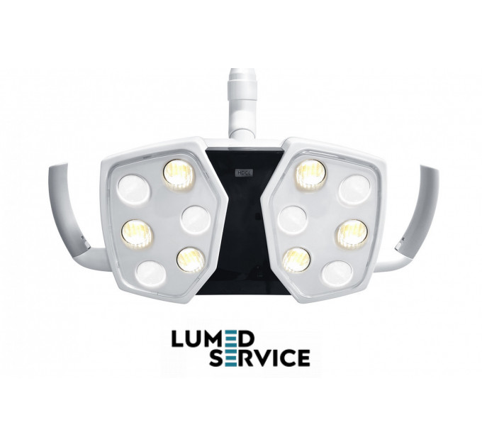 LED світильник для стоматологічної установки  58000 Люкс 12-36V 8 світодіодів Diamond