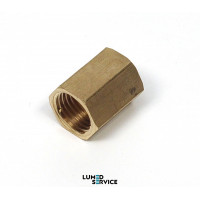 Штуцер прямий латунь РВ 1/4 РВ 1/4 