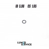 Кільце ущільнювальне 5,98×1,05 мм NBR для стоматологічного обладнання