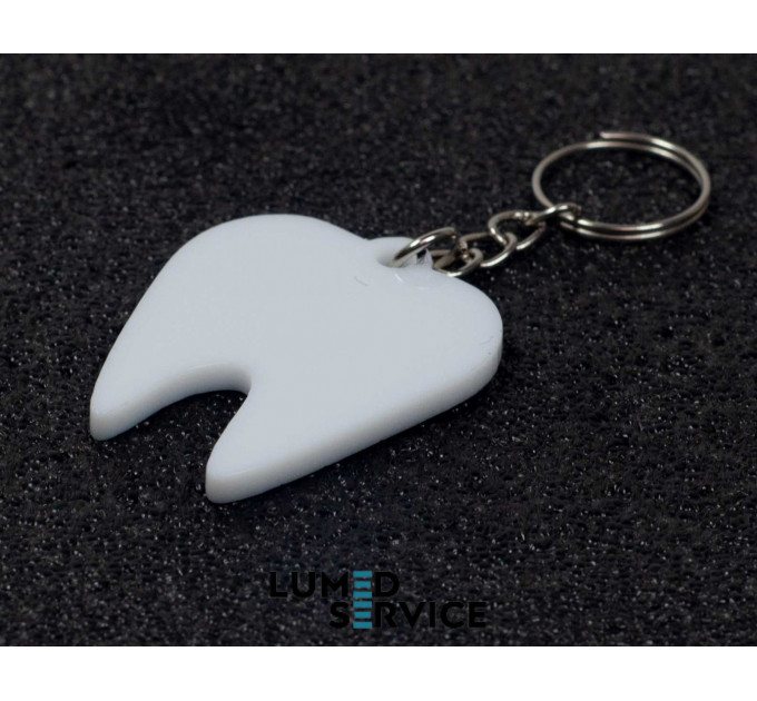 Брелок зубний набір 10 шт колір асорті випадковий акрил