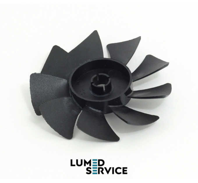 Вентилятор вал 13 мм  крильчатка двигуна китайського безмасляного компресора