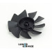 Вентилятор вал 13 мм  крильчатка двигуна китайського безмасляного компресора