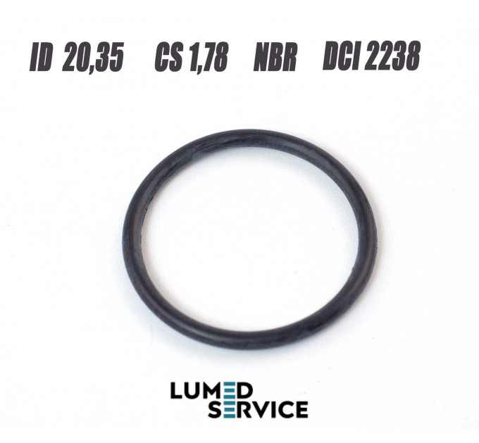 Кільце ущільнювальне 20,35×1,78 мм NBR (аналог DCI 2238, -019) для стоматологічного обладнання