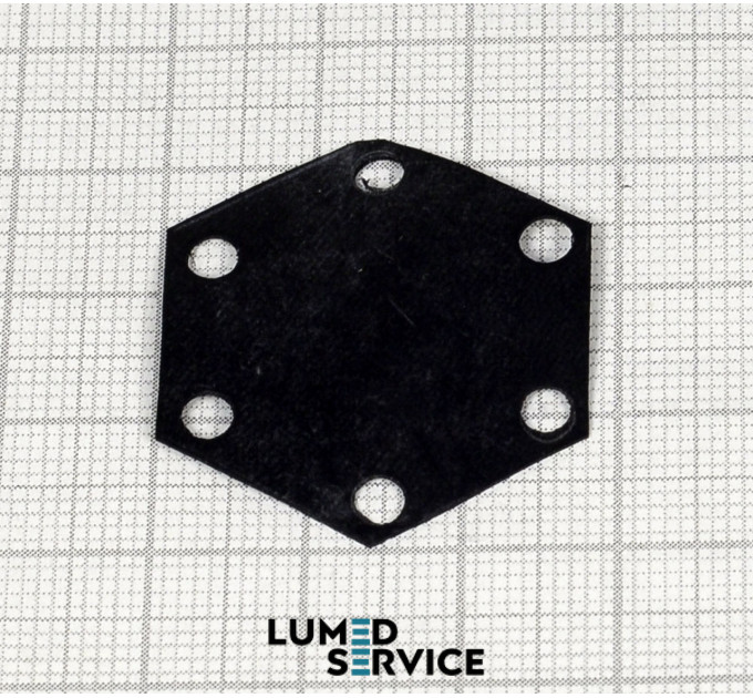 Мембрана водно-притискного шестигранного клапана 28 мм для стоматологічної установки