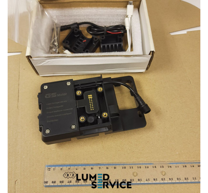 Тримач для телефона на руль мотоцикла с зарядкою