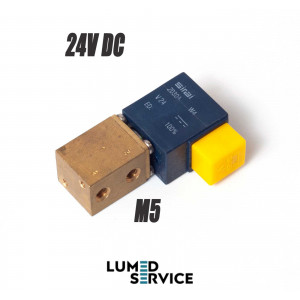 Клапан електромагнітний 24 В DC M5 триходовий для стоматологічної установки