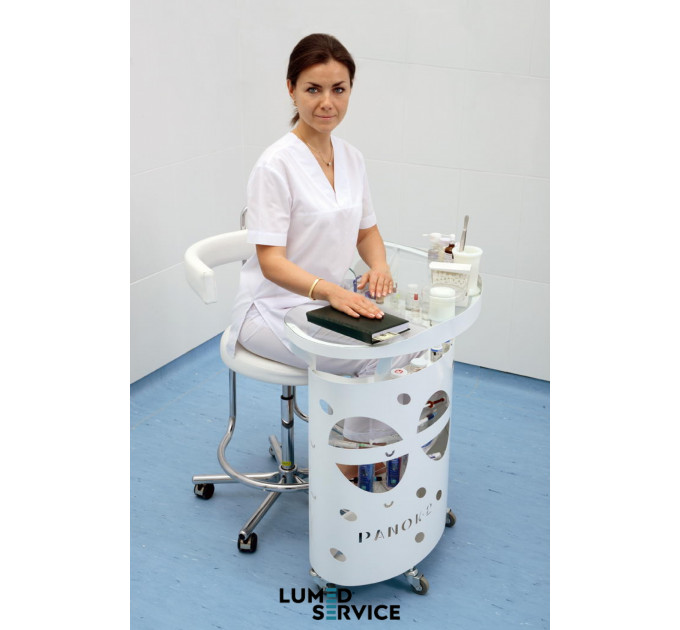 Столик Panmed ПАНОК 2 93*53 см овальный для стоматологічного кабінету