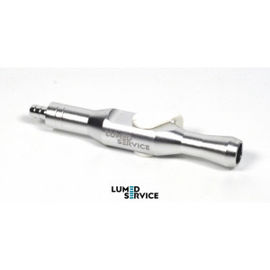 Накінечник пилотяга  метал з краном на шланг 6,0 мм для стоматологічної установки 