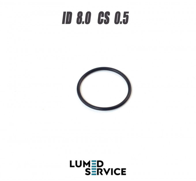 Кільце ущільнювальне 8,0×0,5 мм NBR для стоматологічного обладнання