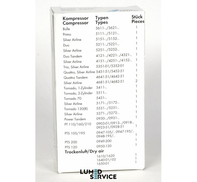 Фільтр DURR TORNADO 1610-121-00 осушувача для безмасляного компресора