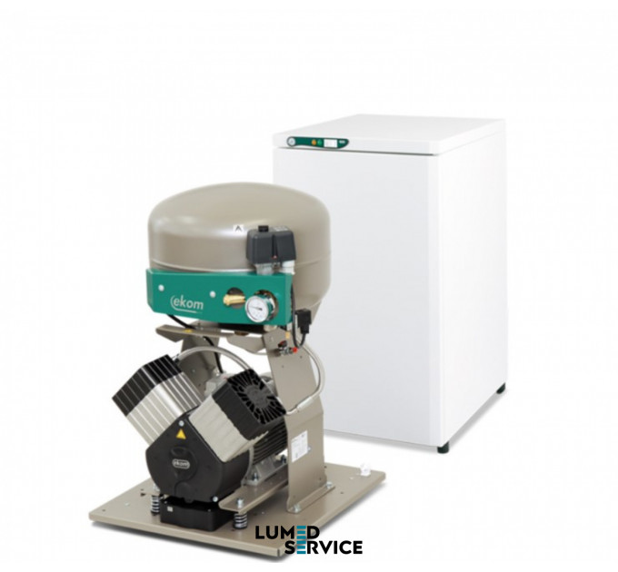 Компресор EKOM DK50 2V без осушувача стоматологічний безмасляний