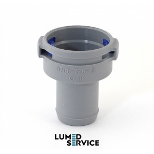 З'єднання Dürr Connect 20 пряме на шланг D18 мм для стоматологічної установки 0700-720-18E