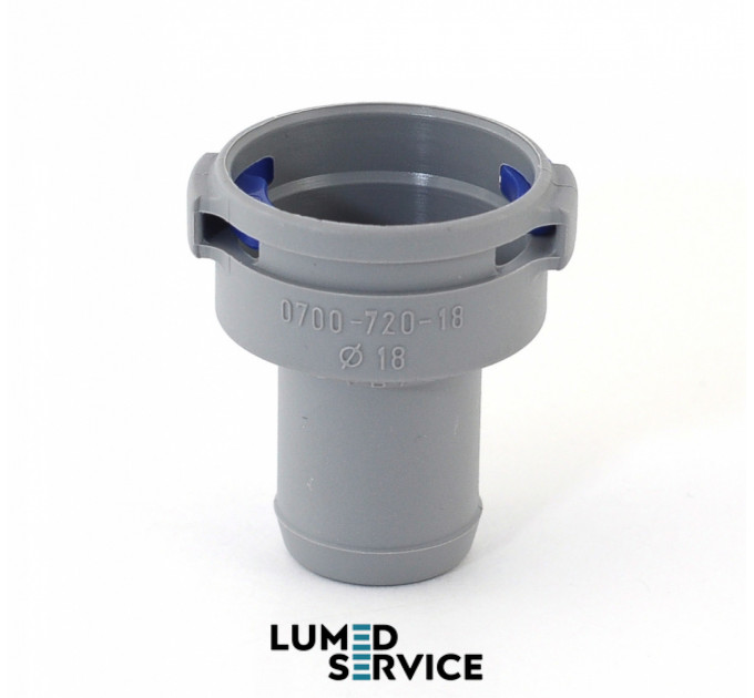 З'єднання Dürr Connect 20 пряме на шланг D18 мм для стоматологічної установки 0700-720-18E