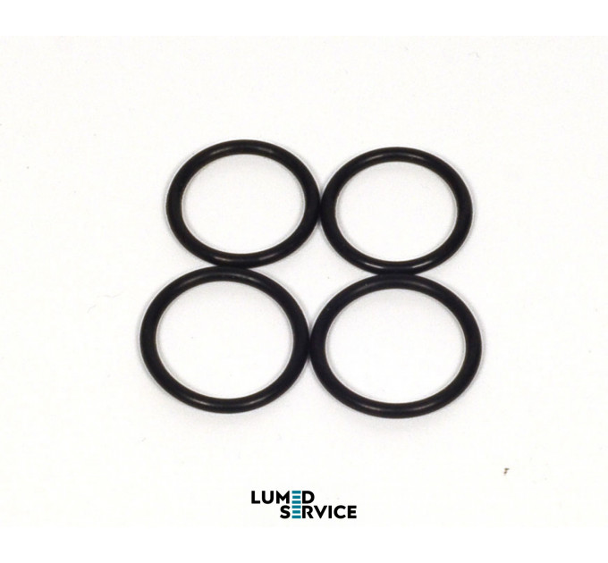 Ремкомплект 4 кільця жовтого фільтра слиновідсмоктувача та пилососу для стоматологічної установки