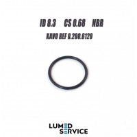 Кільце ущільнювальне 8,3×0,68 мм NBR для KAVO (Ref. 0.200.6120)